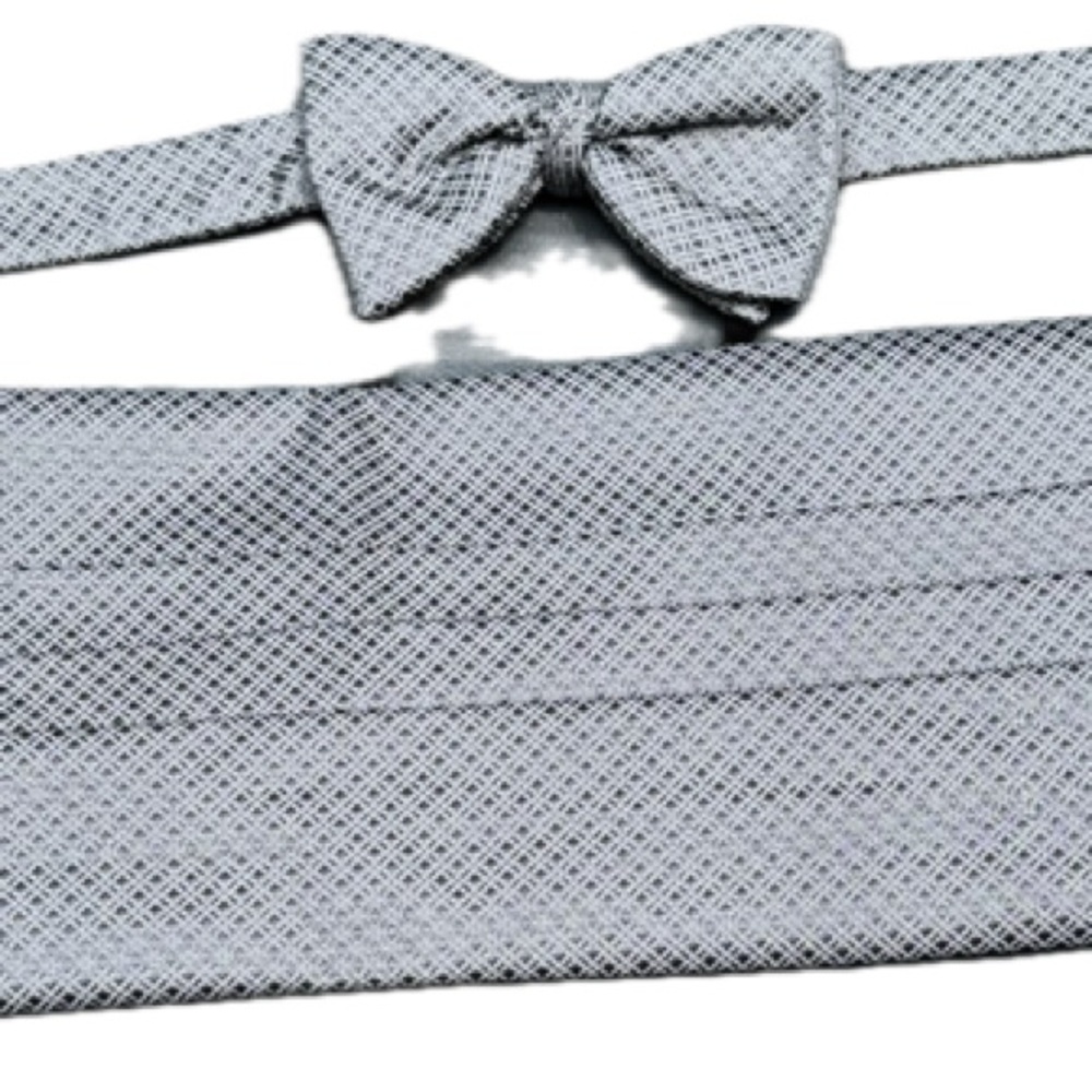 Silk Tie and Cummerbund Set